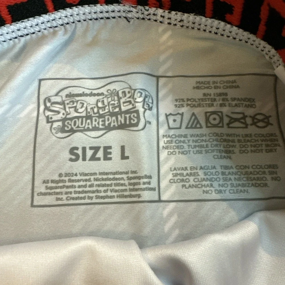 SpongeBob Squidward Men's Holiday Festive Boxer Briefs Large‎ NEW Stretch